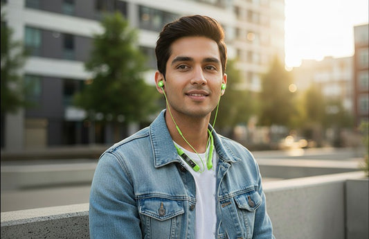 Transparent Bluetooth Neckband | 72H Battery Life |HD Voice | Deep Bass
