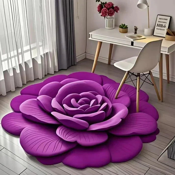 Floral Plush Diatomaceous Earth Floor Mat - image 2