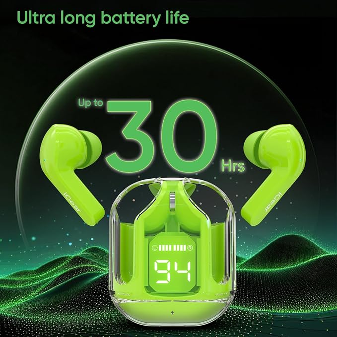 Transparent Wireless Bluetooth Earbuds