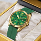 ABREXO, TYCOON Series Date Working Analog Watch For Men (Green)