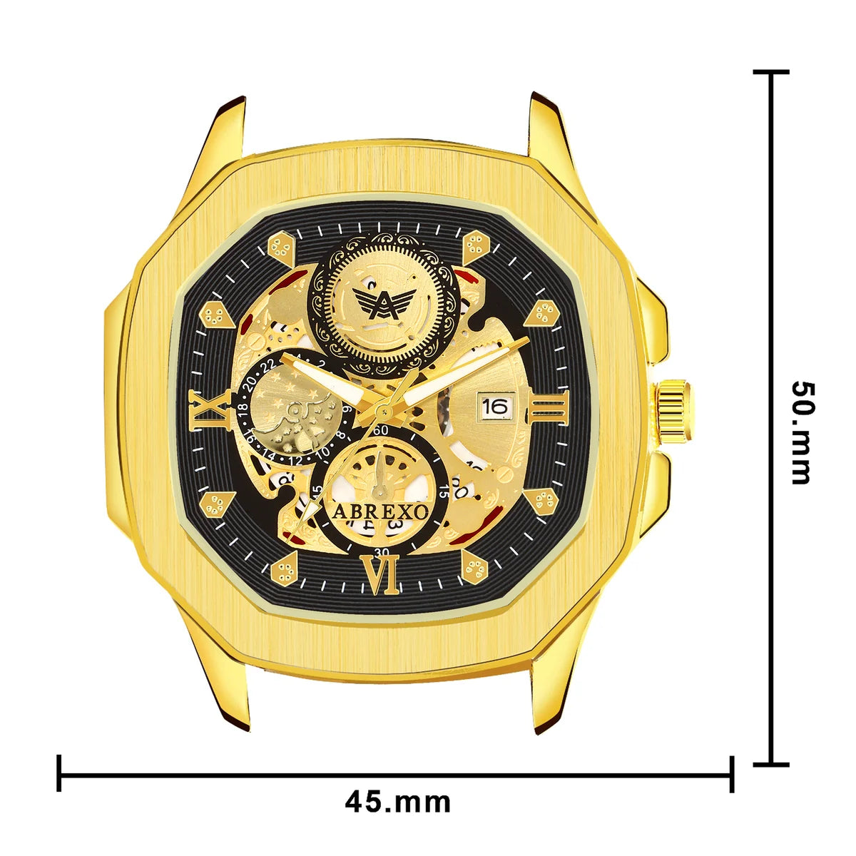 ABREXO GODFATHER Series Analog Watch For Men (Quartz, Stainless Steel)AB15