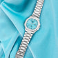 ABREXO, Nautilus Series Tiffany Blue Dial (Quartz, Analog Watch, Date Working, Silver Sky Blue Dial)