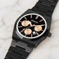 Abrexo Men Dial & Stainless Steel Bracelet Style Straps Analogue Chronograph Watch Abx2501