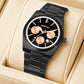 Abrexo Men Dial & Stainless Steel Bracelet Style Straps Analogue Chronograph Watch Abx2501