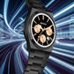 Abrexo Men Dial & Stainless Steel Bracelet Style Straps Analogue Chronograph Watch Abx2501