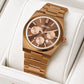 ABREXO CEO Series I Brown Dial Date Working I IP Long Life Plated Brown Chain Quartz Analog Watch - For Men Abx2501