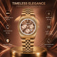 ABREXO ABX3500 Brown Chrono RLX Business Class Watch