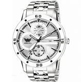 ABREXO Abx4022-Silver Watch is an analog quartz watch for men