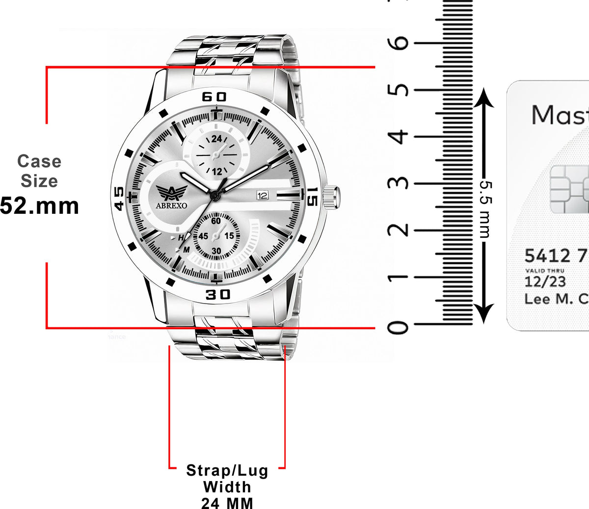 ABREXO Abx4022-Silver Watch is an analog quartz watch for men