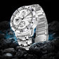 ABREXO Abx4022-Silver Watch is an analog quartz watch for men