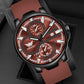 Abrexo Chronograph Look Date Working Dial Silicone Strap Watch For Boys Men Analog Watch ABX4025