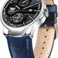 ABREXO Chronograph Look Date Working Blue Magnetic Silicone Strap Quartz For Boys Analog Watch  - For Men Abx4031
