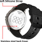 ABREXO Chronograph Gun Metal Blue Dial Date Working Black Mesh Strap Watch For Boys Analog Watch  - For Men Abx4035-BL BK MESH