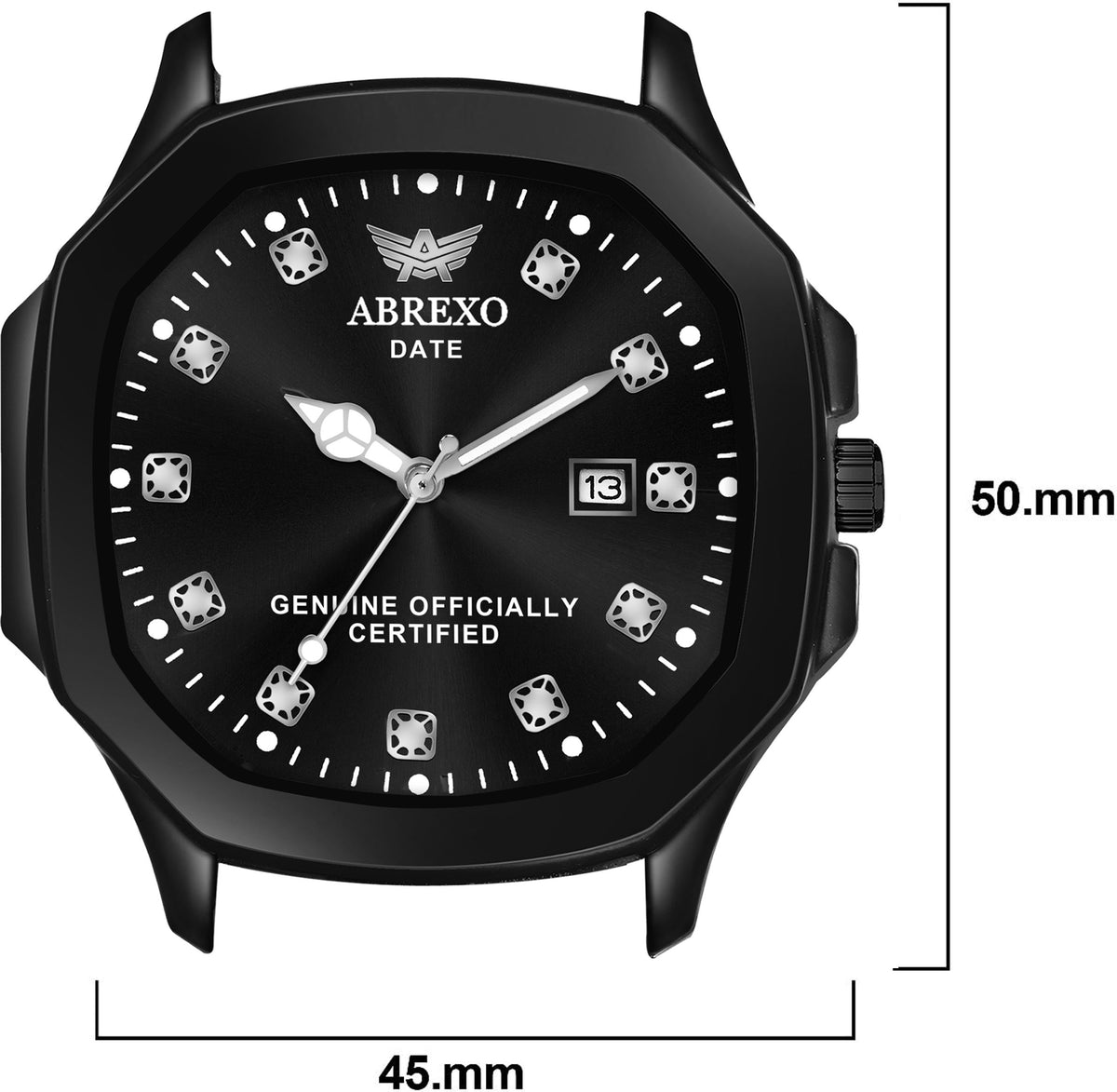 ABREXO New Arrival Arabic Style Silicone Magnet Strap Date Working QuartzWatch For Boys Analog Watch  - For Men Abx7201
