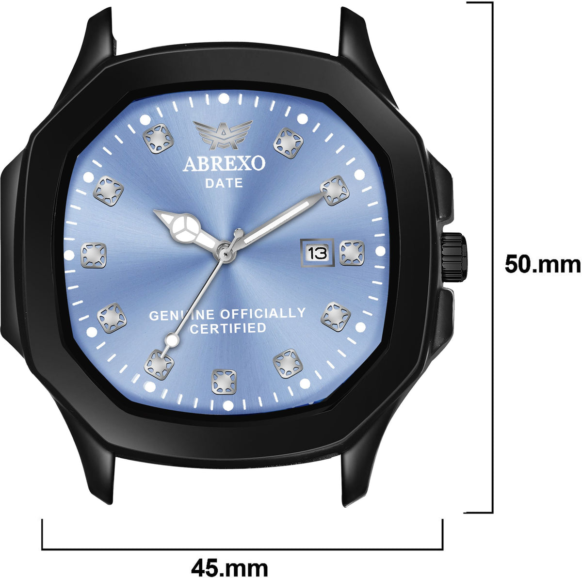 ABREXO New Arrival Arabic Style Silicone Magnet Strap Date Working QuartzWatch For Boys Analog Watch  - For Men Abx7202