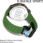 ABREXO Gun Metal Style Green Dial Date Working Green Silicone Strap Watch For Boys Analog Watch  - For Men Abx4040