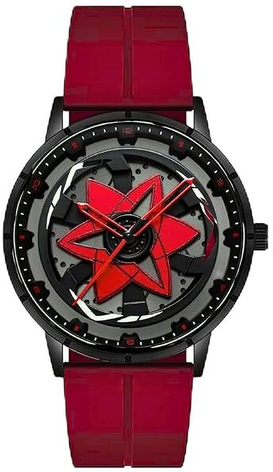 ABREXO Spinning Wheel Star Skeleton Dial Designer Casual Stainless Steel Watch For Boys Analog Watch  - For Men Abx9986