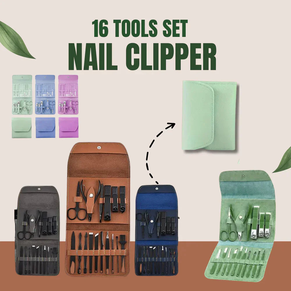 Professional Manicure & Pedicure Nail Grooming Kit