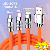 Orange Edition high speed fast charging and data sync cable