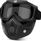 Transparent Full Faceshield Reusable Dustproof Anti-fog Mask Safety Glasses