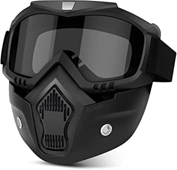 Transparent Full Faceshield Reusable Dustproof Anti-fog Mask Safety Glasses