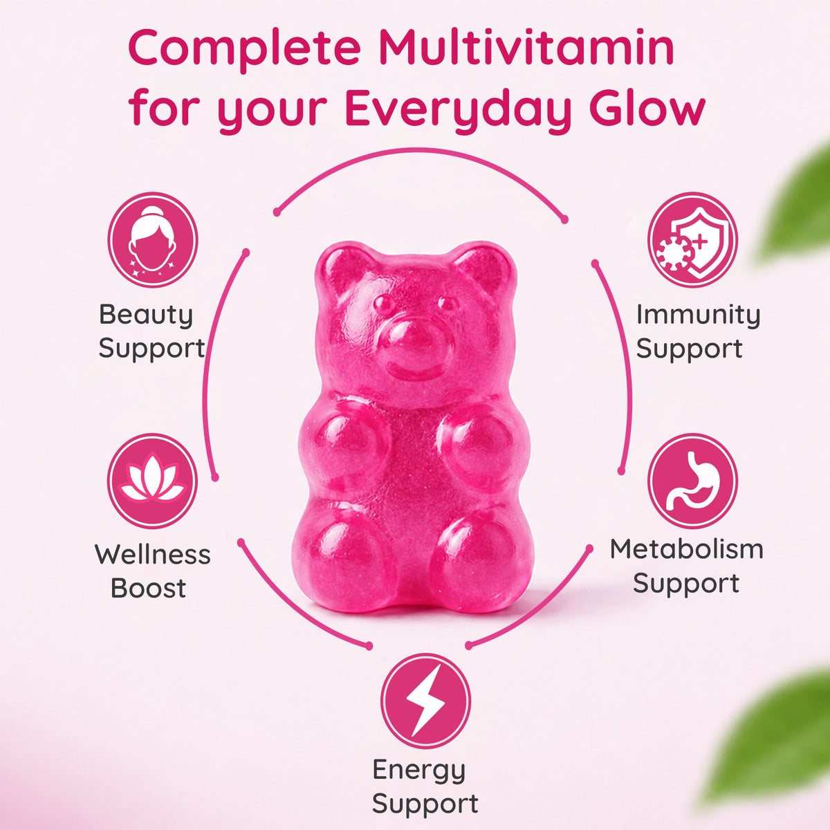Buy 1 Get 1 Purna Multivitamin Gummies – Strawberry Flavor | Daily Wellness & Energy Support | 30 Vegan Gummies