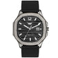 ABREXO Gun Metal Series Analog Watch For Men AB16