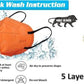 N95 Masks Anti Pollution Washable Usable Layered