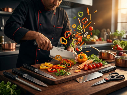 8 Pcs Stainless Steel Knife Sets for Kitchen