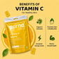 Buy 1 Get 1 Purna Vitamin C Gummies – Lemon Flavor | Vitamin C, D3 & Zinc for Skin & Immunity | 30 Vegan Gummies