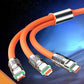 High-Speed Fast Charging & Data Sync Cable-Orange Edition
