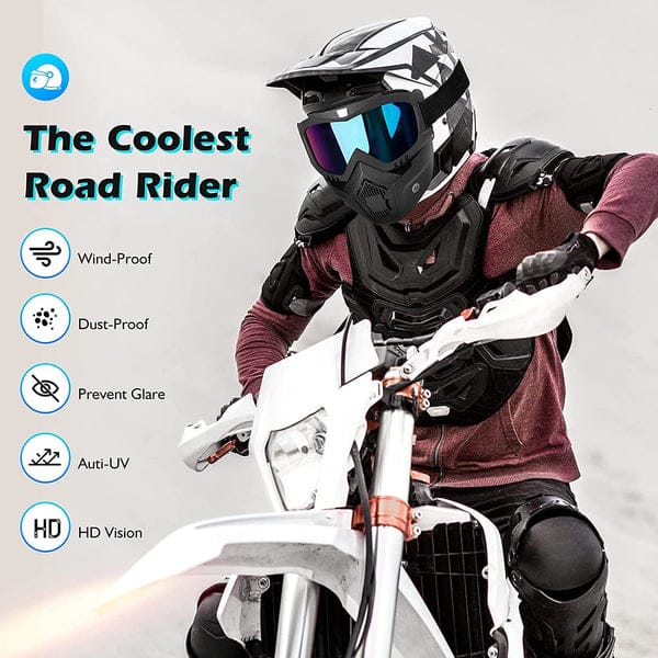 Transparent Full Faceshield Reusable Dustproof Anti-fog Mask Safety Glasses