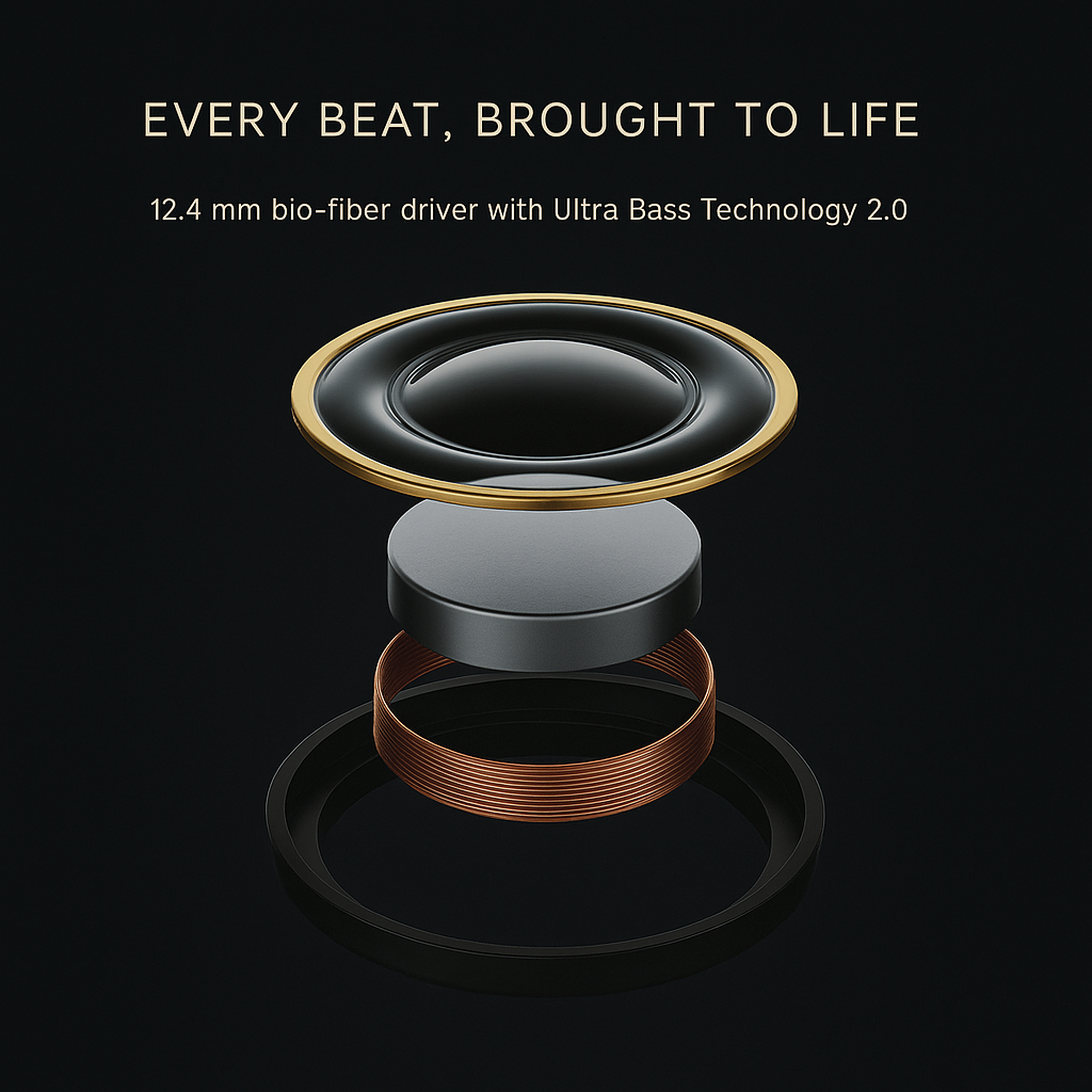 CM Ultra Pro Earbuds with Active Noise Cancellation & HD Sound