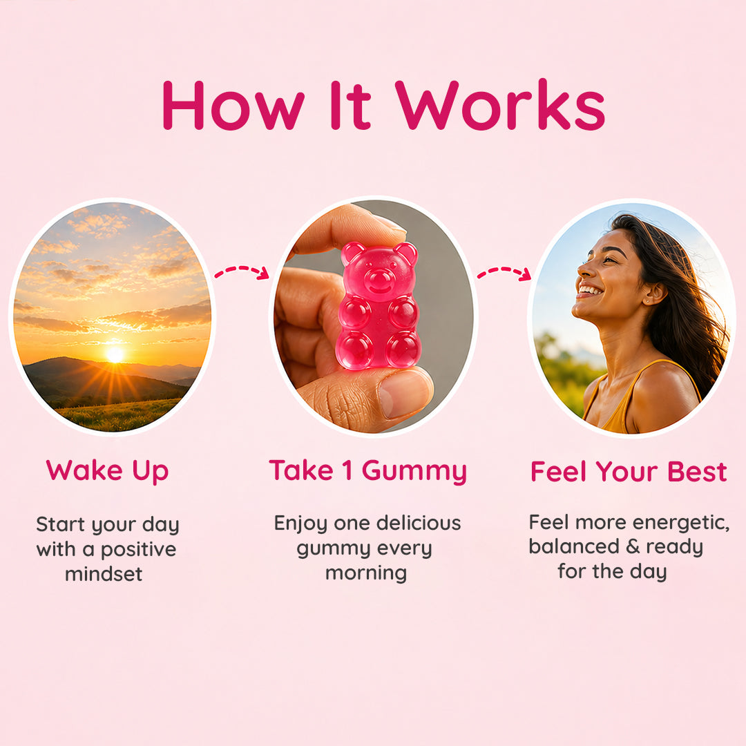 Buy 1 Get 1 Purna Multivitamin Gummies – Strawberry Flavor | Daily Wellness & Energy Support | 30 Vegan Gummies