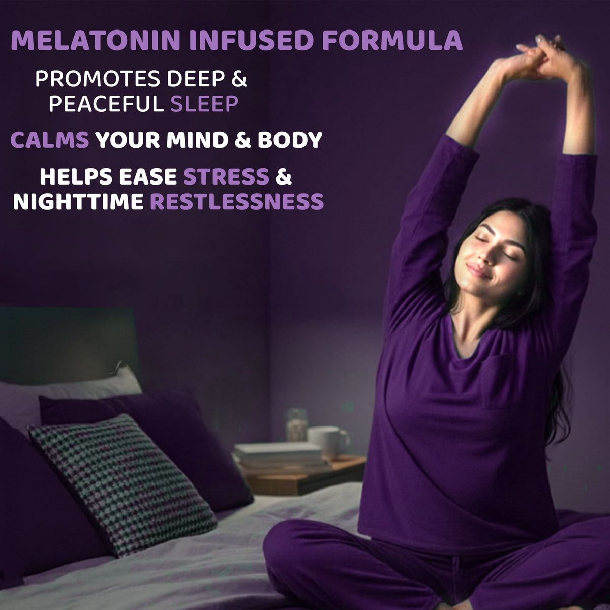 Buy 1 Get 1 Purna Melatonin Gummies – Wild Berry Flavor | Better Sleep & Relaxation | 30 Vegan Gummies