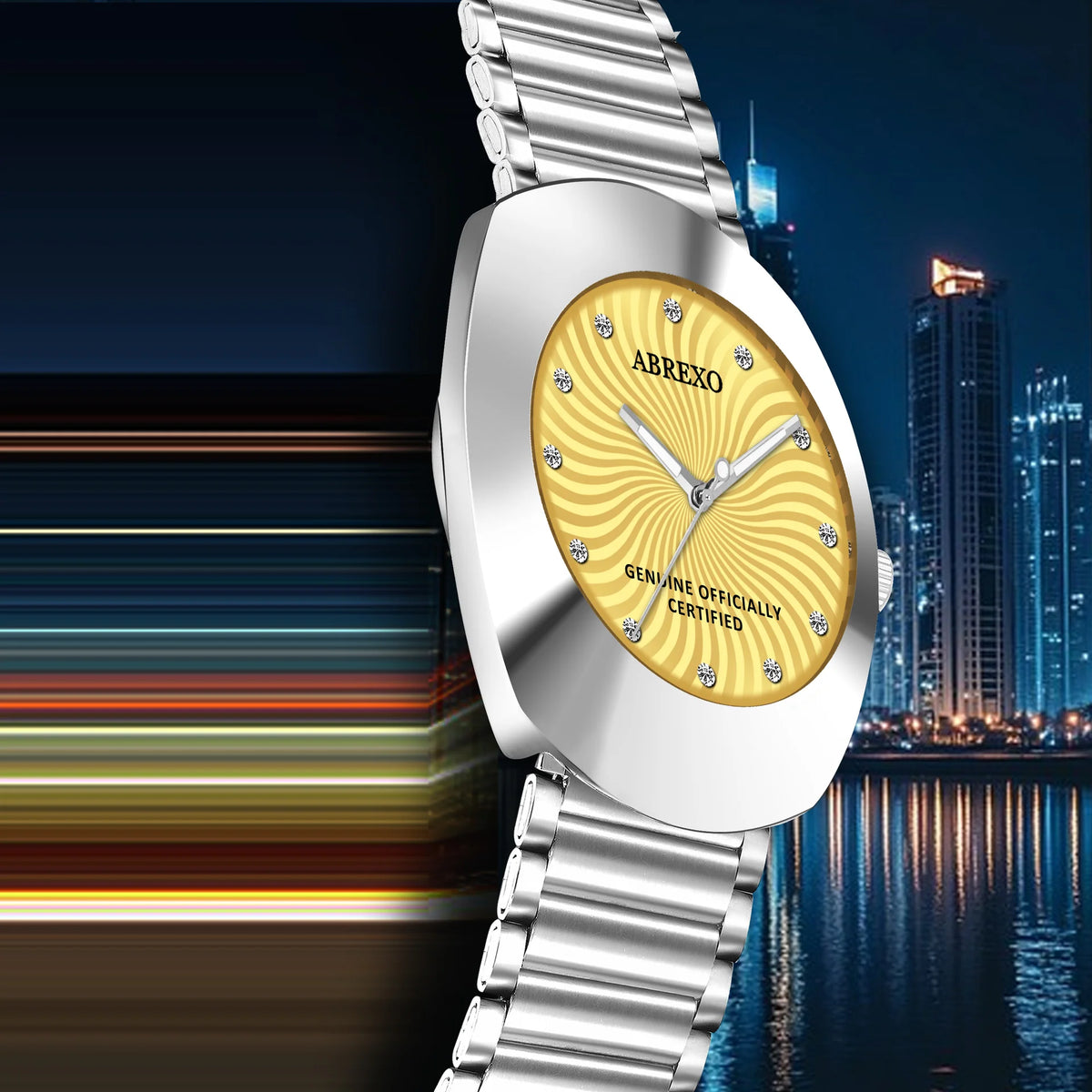 ABREXO CALI CARTEL Series Analog Watch For Men (Quartz, Stainless Steel)AB13
