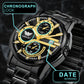 ABREXO BANDITS Series Analog Watch For Men (Quartz, Stainless Steel)AB10