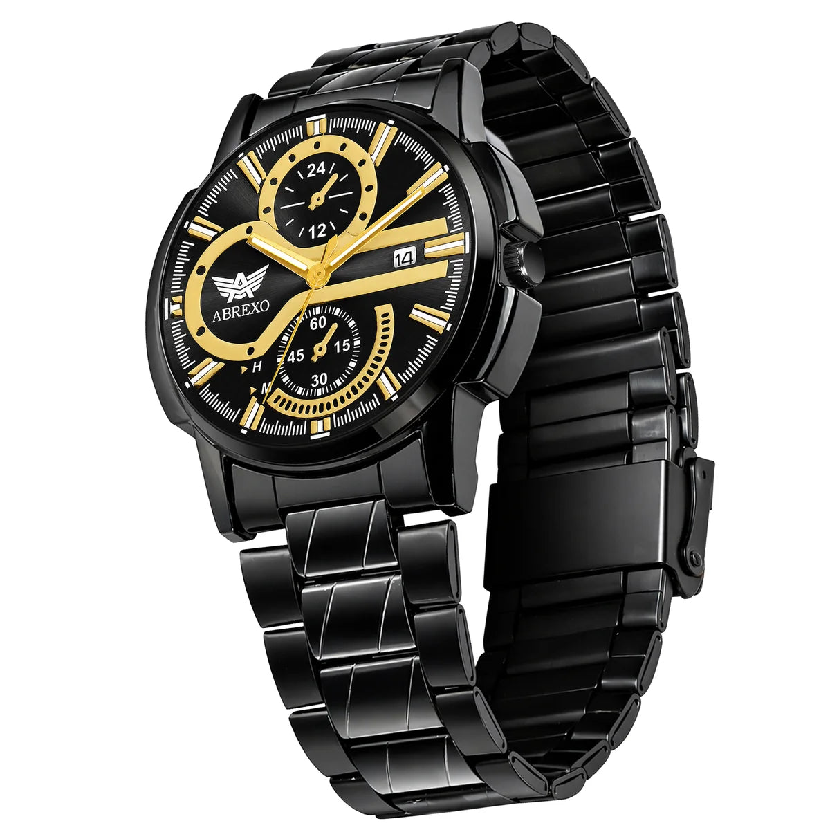 ABREXO BANDITS Series Analog Watch For Men (Quartz, Stainless Steel)AB10