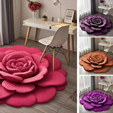Floral Plush Diatomaceous Earth Floor Mat