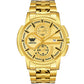 ABREXO BANDITS Series Analog Watch For Men (Quartz, Stainless Steel)AB10