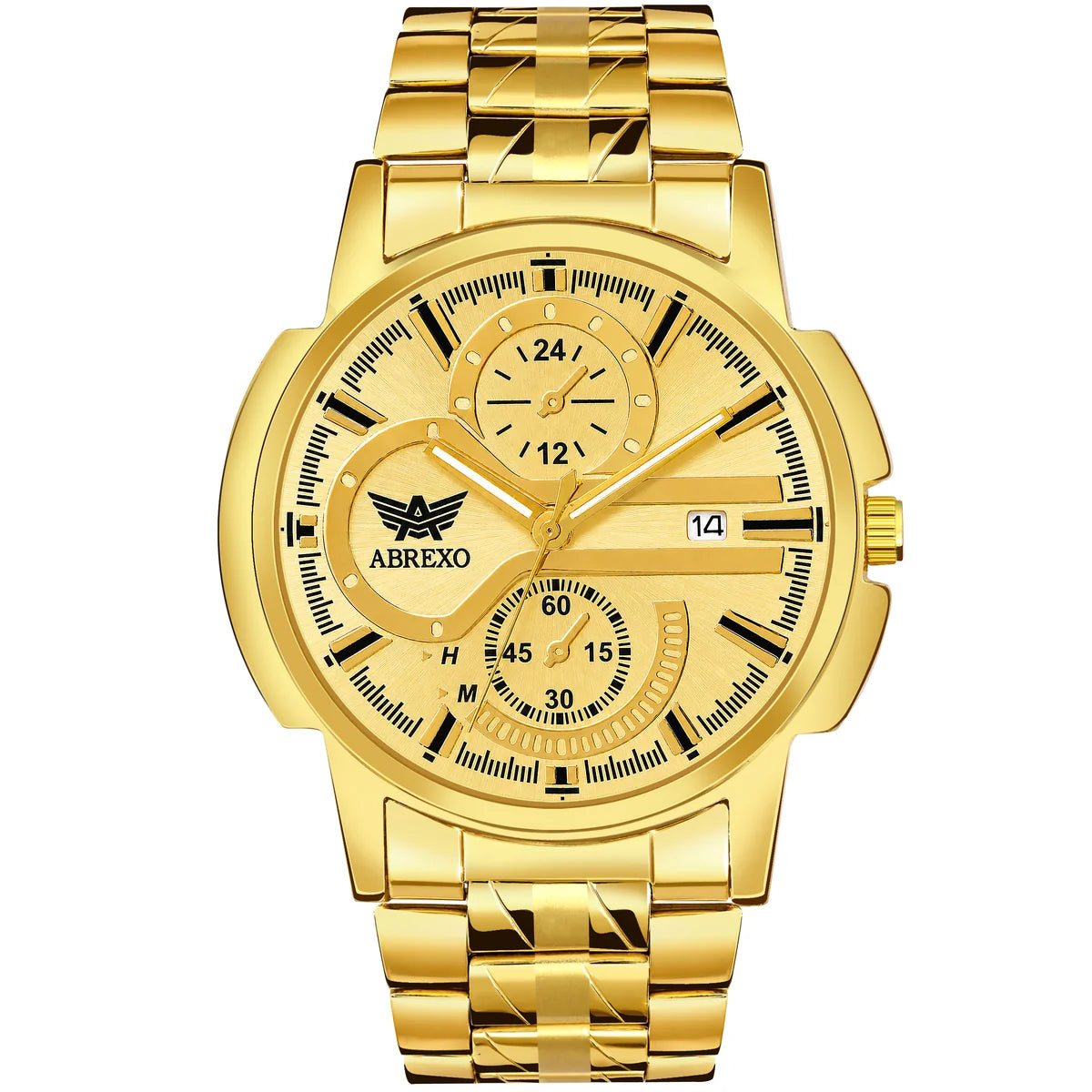 ABREXO BANDITS Series Analog Watch For Men (Quartz, Stainless Steel)AB10