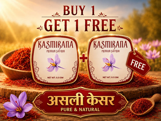 Buy1 Get1 Pure Kashmiri Saffron (Kesar)(0.5 gm each)