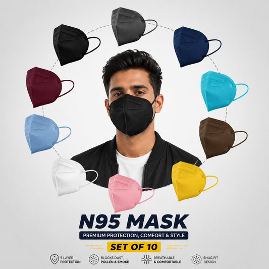 N95 Masks Anti Pollution Washable Usable Layered