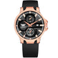 ABREXO, ALPHA Series Analog Watch For Men (Quartz, Silicone, Rosegold)AB20