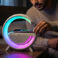 G-Shape Bluetooth Speaker Lamp with Wireless Charger - image 5