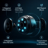 Rechargeable Wi-Fi HD CCTV Live Camera