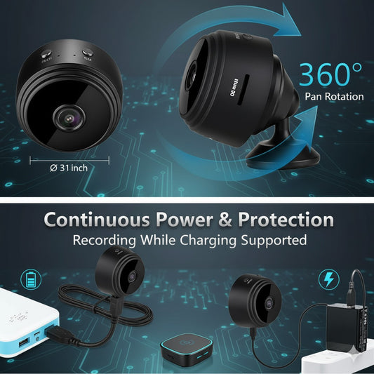 Rechargeable Wi-Fi HD CCTV Live Camera