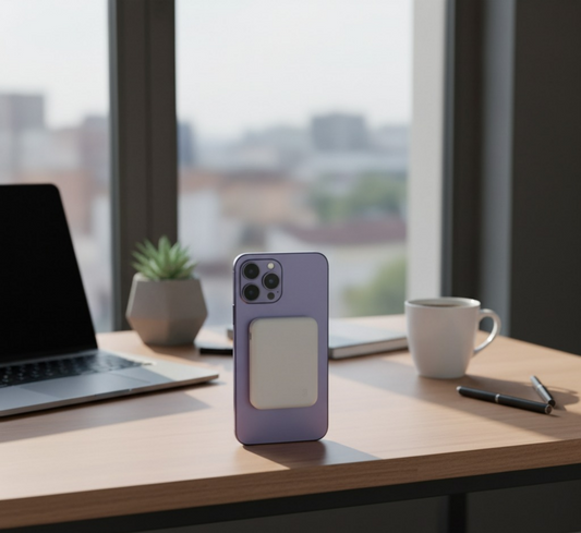 Magnetic Wireless Power Bank- Snap-On Fast Charging (10000mAh)