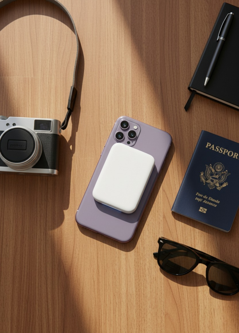 Magnetic Wireless Power Bank- Snap-On Fast Charging (10000mAh)