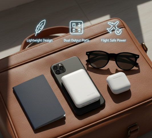 Magnetic Wireless Power Bank- Snap-On Fast Charging (10000mAh)